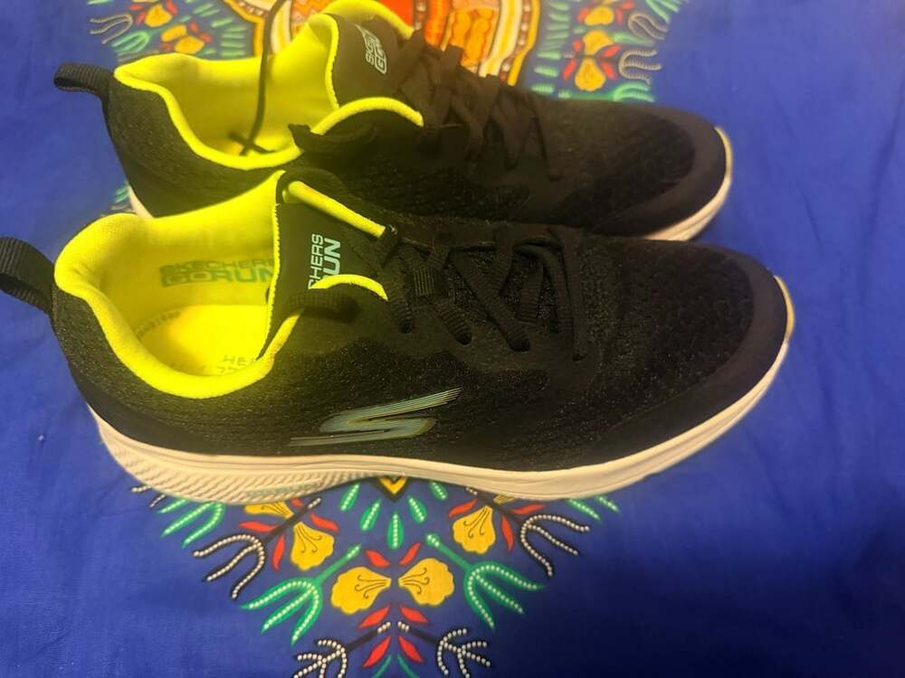 Skechers Go Run Consistent Intensify Black Lime Running Shoes
